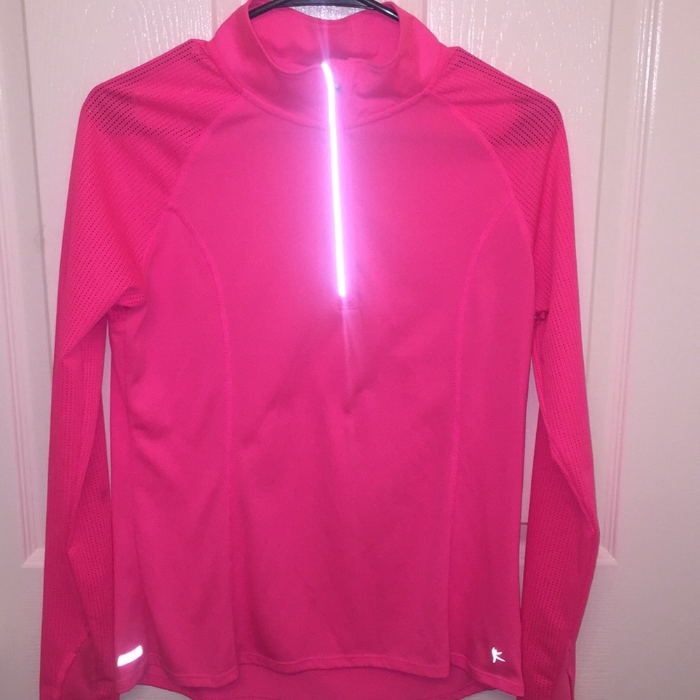 WOMENS - Hot Pink work out zip up